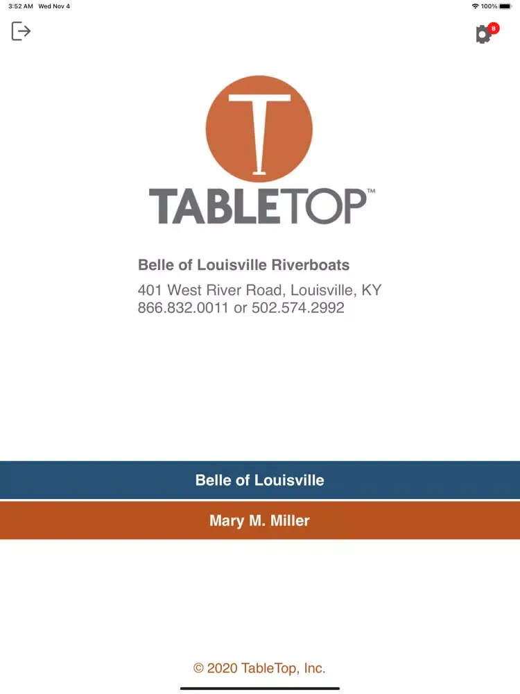Tangkapan layar TableTop Ordering Made Easy iPad 