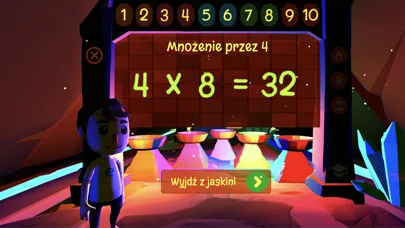 ภาพหน้าจอของ Tabliczka mnożenia z Enterkiem