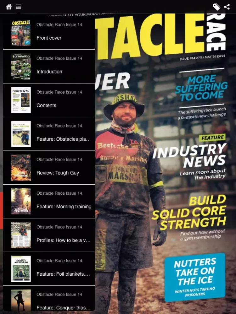 Obstacle Race Magazine iPad  스크린샷