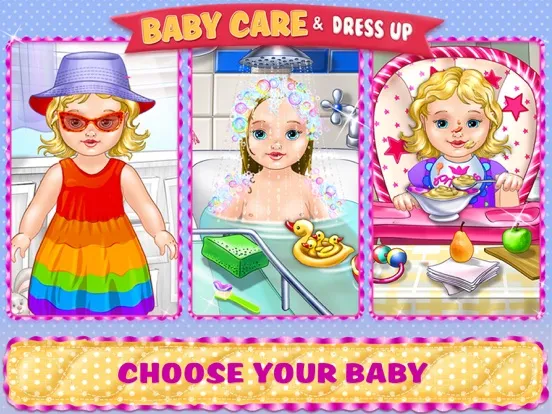 Baby Care & Dress Up - Love & Have Fun with Babies iPad 應用截圖