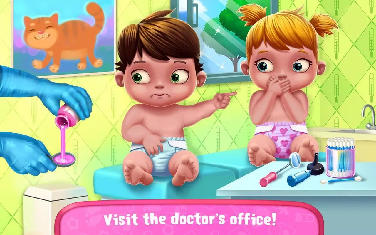 Tangkapan layar Baby Twins