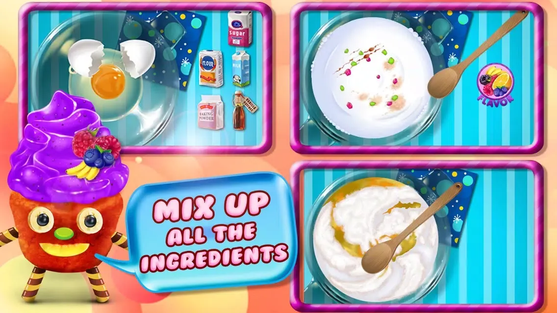 Zrzuty ekranu Cupcake Crazy Chef - Make & Decorate Your Own Muffin Cake