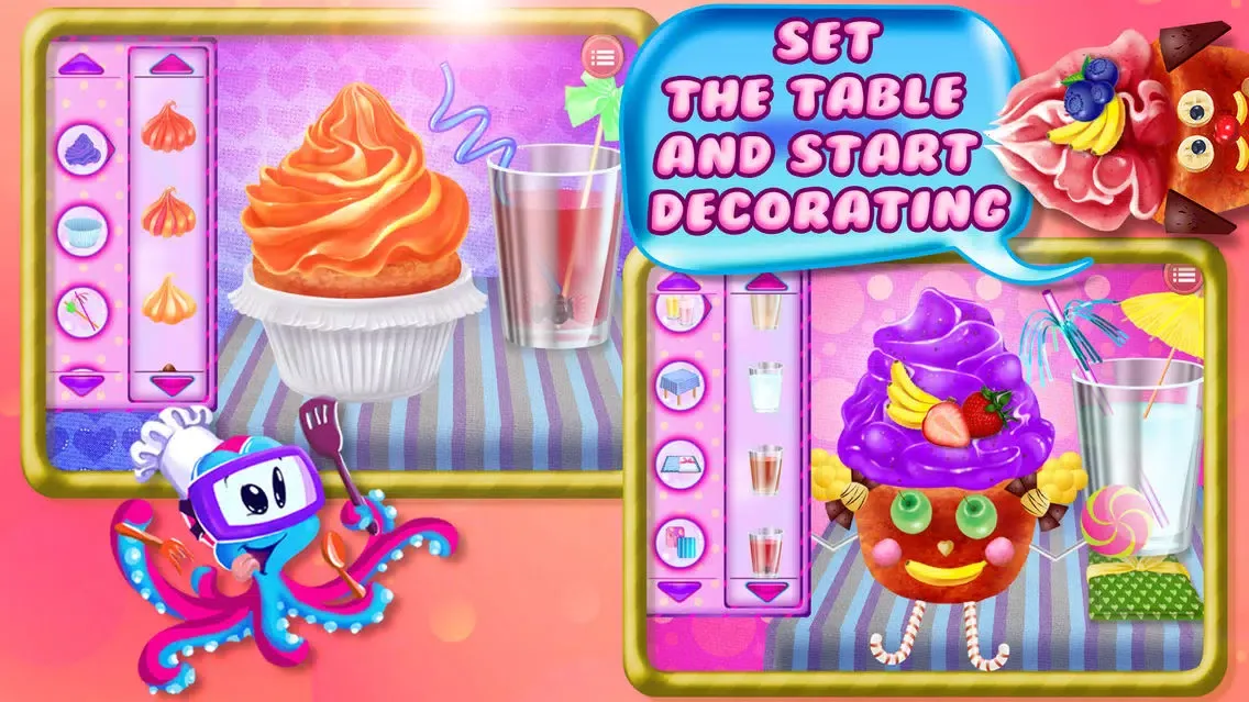 Zrzuty ekranu Cupcake Crazy Chef - Make & Decorate Your Own Muffin Cake