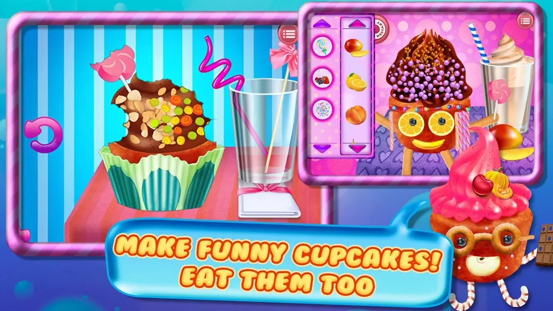 Zrzuty ekranu Cupcake Crazy Chef - Make & Decorate Your Own Muffin Cake