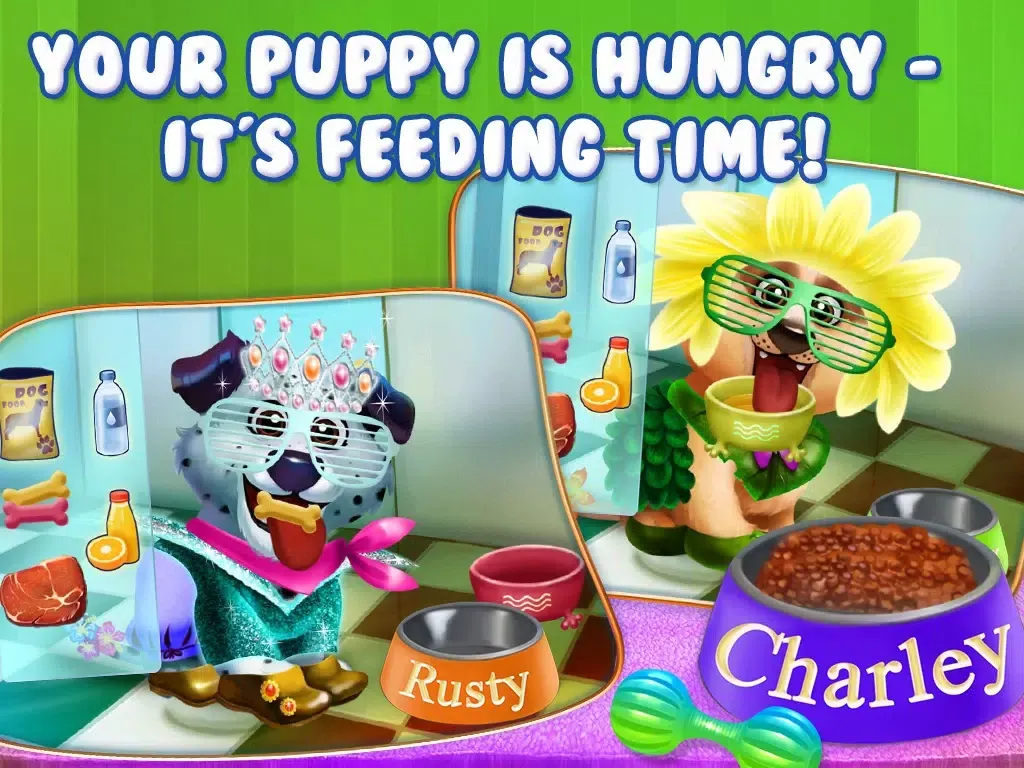 Zrzuty ekranu Puppy Dog Sitter - Dress Up & Care, Feed & Play! iPad 