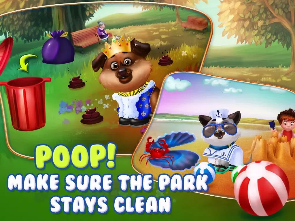 Zrzuty ekranu Puppy Dog Sitter - Dress Up & Care, Feed & Play! iPad 