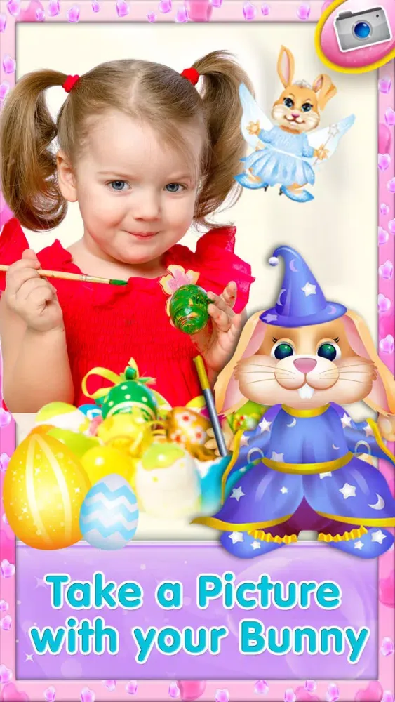 Easter Bunny Dress Up and Card Maker - Decorate Funny Bunnies & Eggs Screenshots