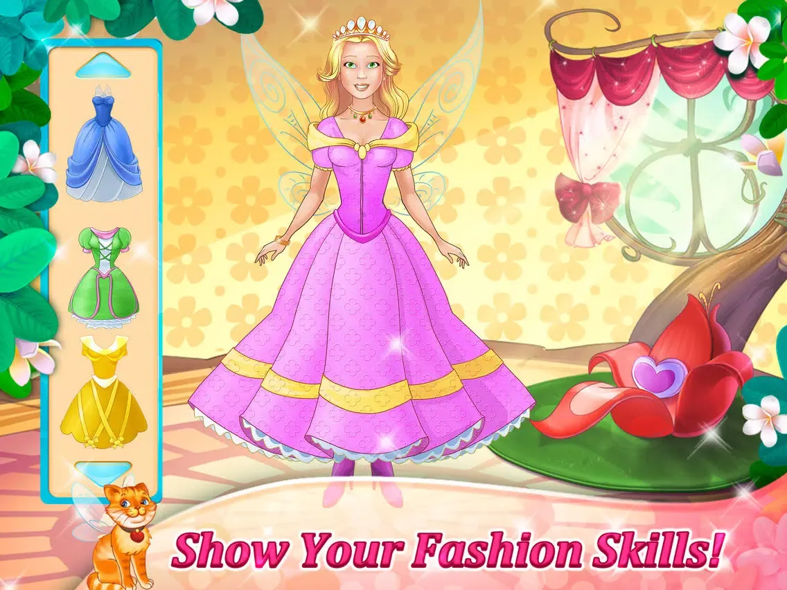 Capturas de tela do Fairy Dress Up iPad 