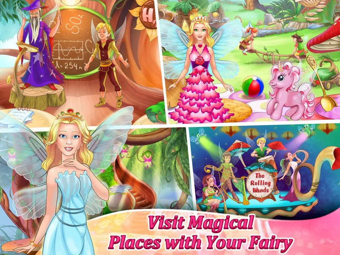 Capturas de tela do Fairy Dress Up iPad 