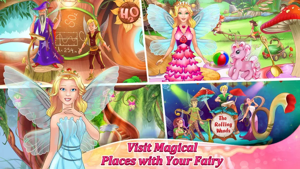 Capturas de tela do Fairy Dress Up