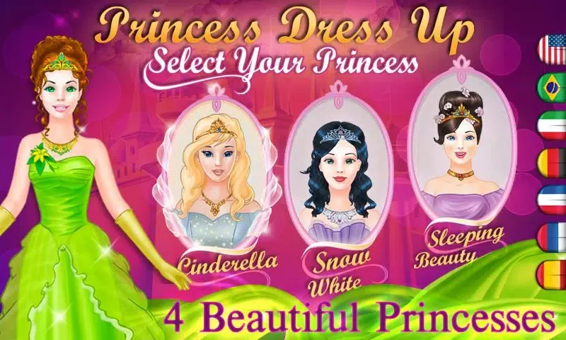 Captures d'écran de Fairy Tale Princess Dress Up