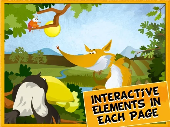 Tangkapan layar The Fox & the Crow Game Book iPad 