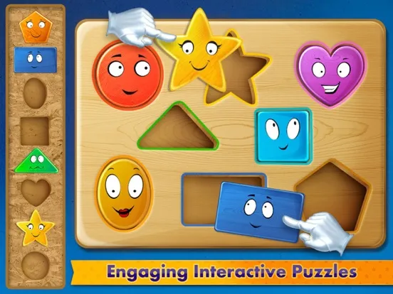 Tangkapan skrin Friendly Shapes Storybook iPad 