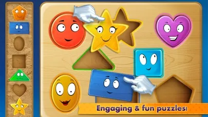 Tangkapan skrin Friendly Shapes Storybook