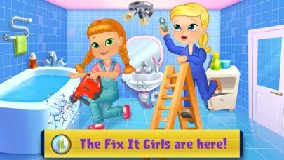 Capturas de tela do Fix It Girls - House Makeover