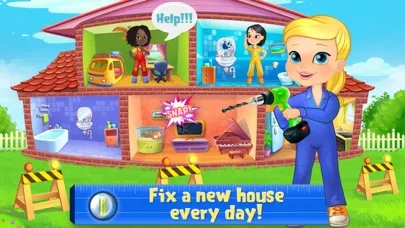 Capturas de tela do Fix It Girls - House Makeover