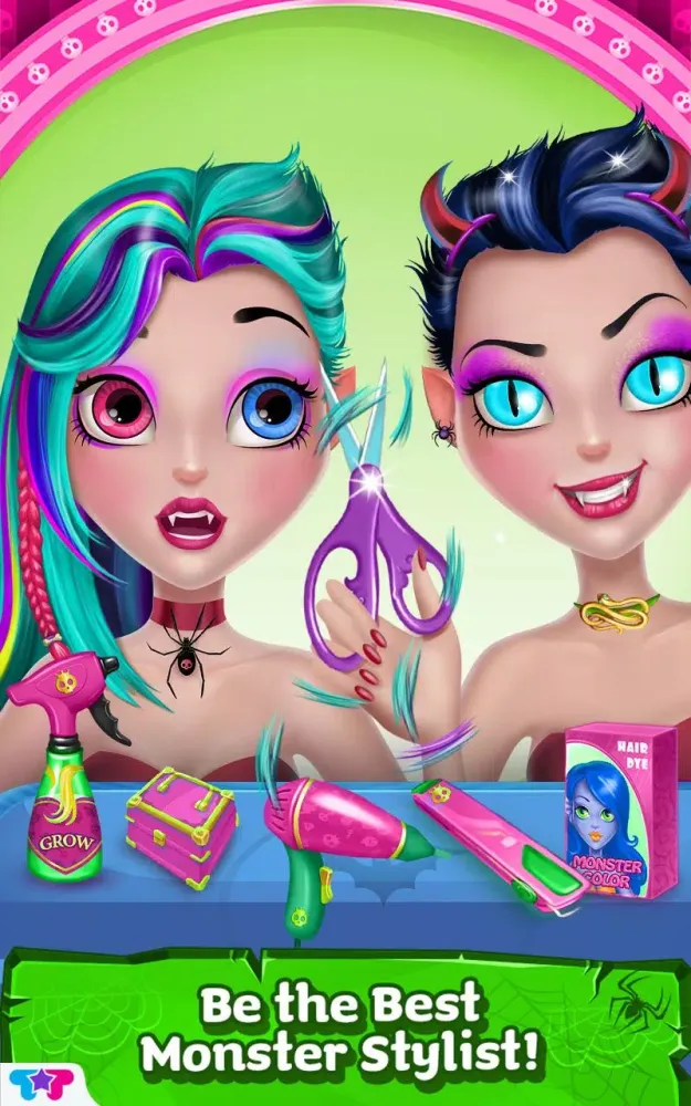 Captures d'écran de Monster Hair Salon