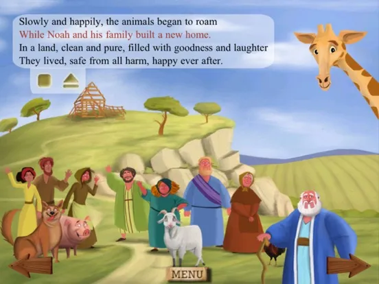 Noah’s Ark Storybook iPad 應用截圖