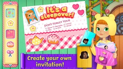 Capturas de tela do PJ Party Girl Sleepover