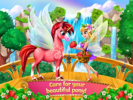 Princess Fairy Rush - Pony Rainbow Adventure iPad  سکرین شاٹس