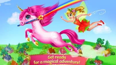 Princess Fairy Rush - Pony Rainbow Adventure سکرین شاٹس