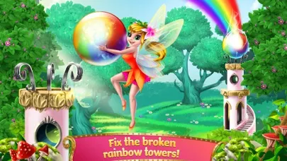 Princess Fairy Rush - Pony Rainbow Adventure سکرین شاٹس