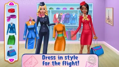 Tangkapan layar Sky Girls: Flight Attendants