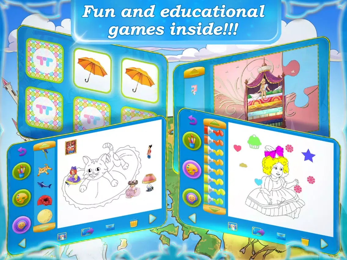 The Princess and the Pea Tale iPad  Screenshots