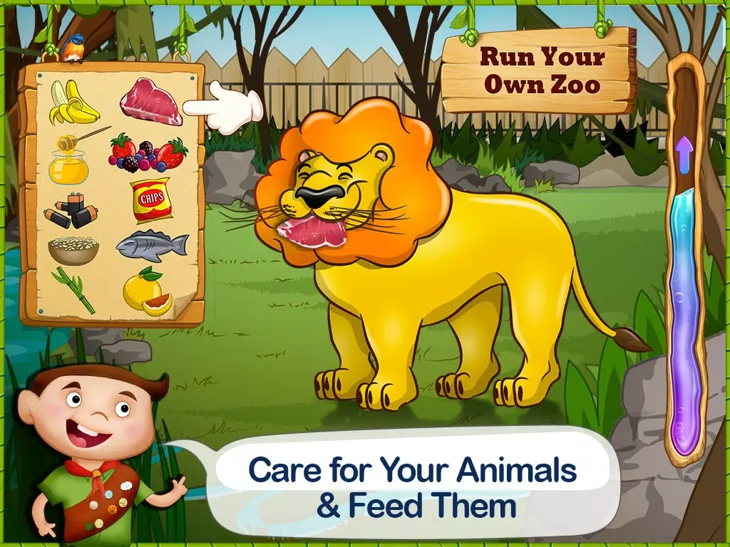 Zoo Keeper - Care For Animals & Explore The Wildlife iPad  스크린샷