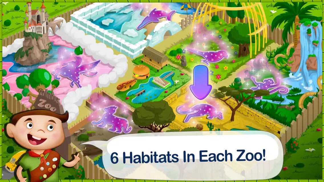 Zoo Keeper - Care For Animals & Explore The Wildlife 스크린샷