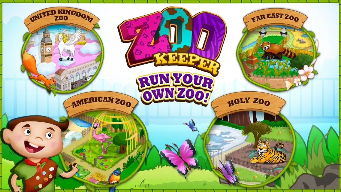 Zoo Keeper - Care For Animals & Explore The Wildlife 스크린샷