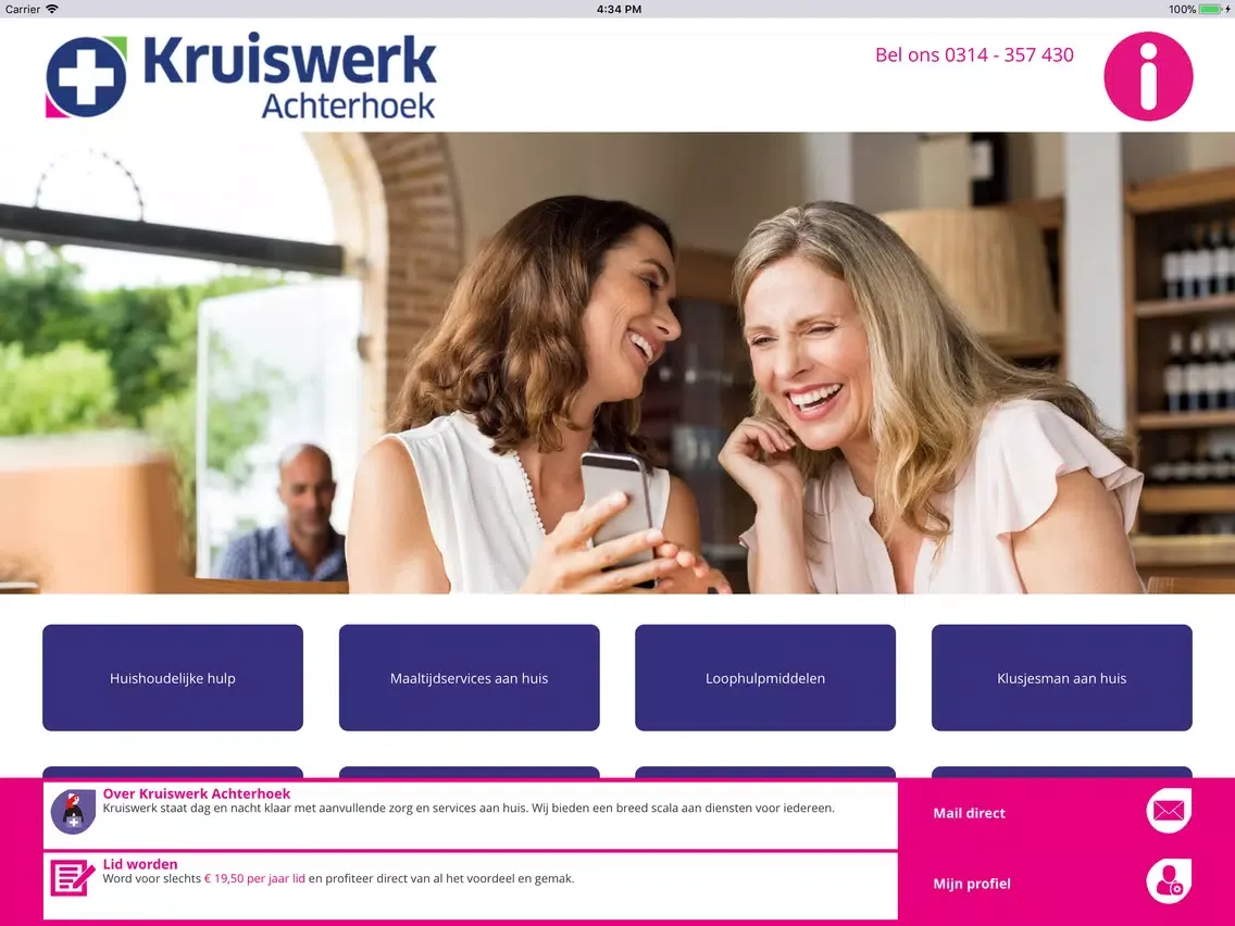 Kruiswerk Service Direct iPad  スクリーンショット