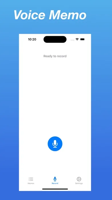 My Voice Memo 스크린샷