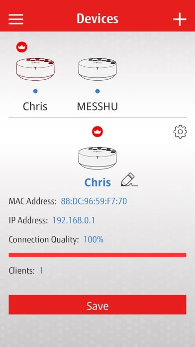 Capturas de pantalla de MESSHU Router