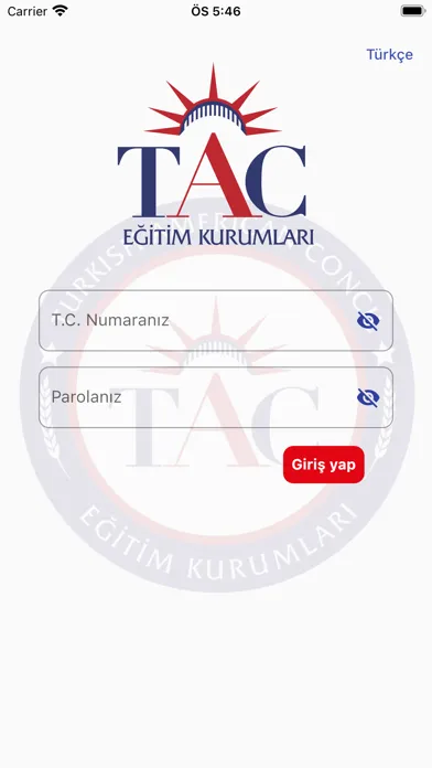 ภาพหน้าจอของ TAC Dil Kursu