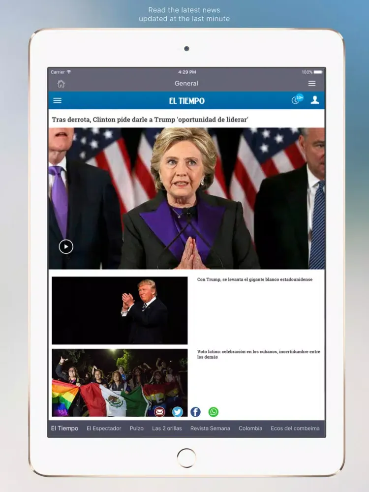 Colombian Newspapers iPad  Ekran Görüntüleri