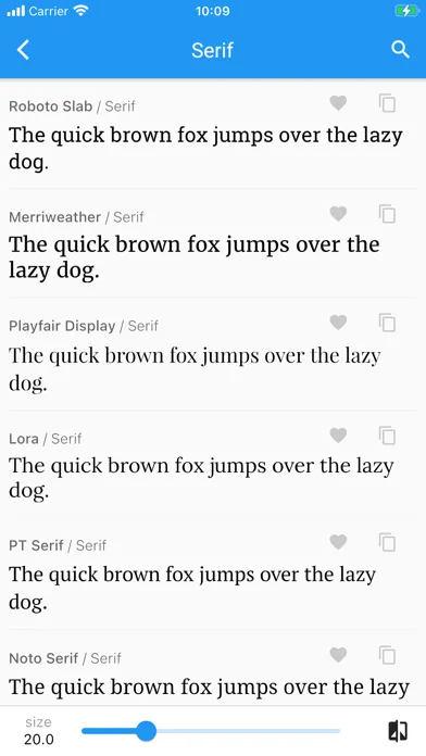 Font Finder for Flutter Screenshots