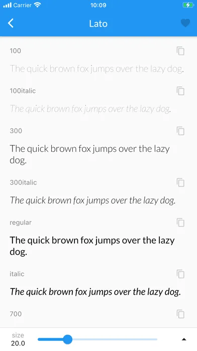 Font Finder for Flutter Screenshots