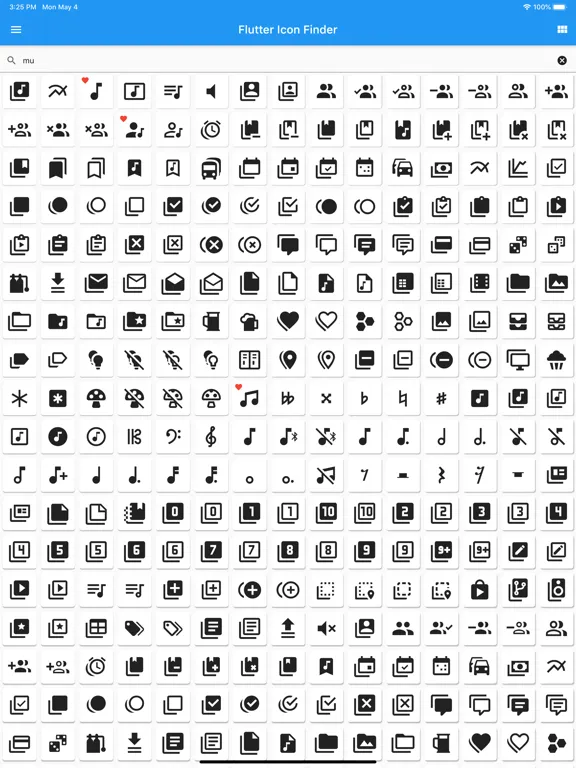 Скриншоты Icon Finder for Flutter iPad 