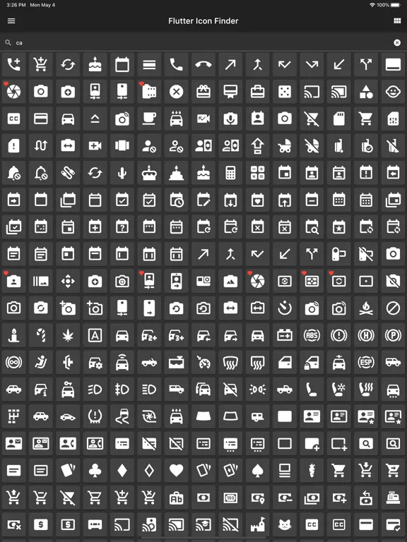 Скриншоты Icon Finder for Flutter iPad 