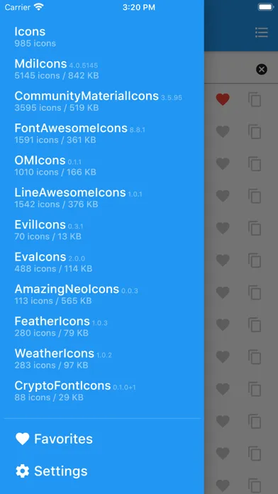 Скриншоты Icon Finder for Flutter