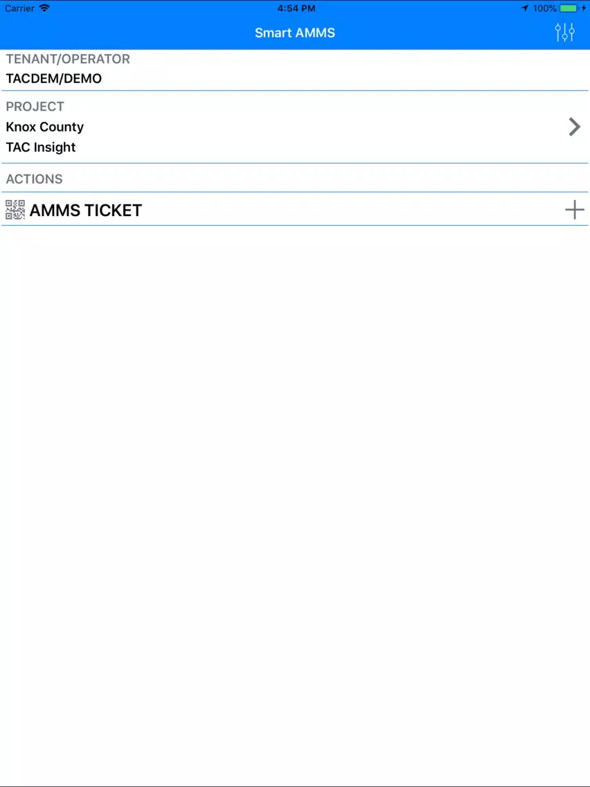 Smart AMMS iPad  سکرین شاٹس
