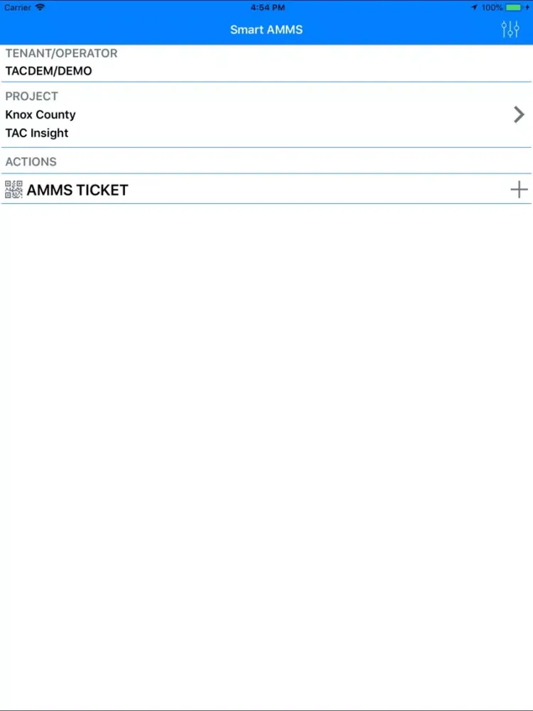 Zrzuty ekranu Smart AMMS iPad 