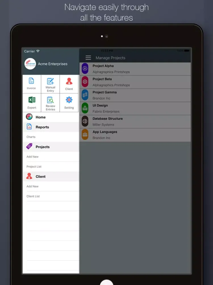 Simple Time Tracker iPad  Ekran Görüntüleri