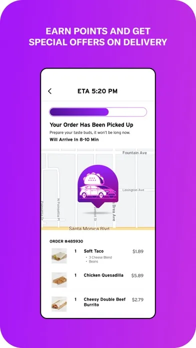 Capturas de pantalla de Taco Bell Fast Food & Delivery