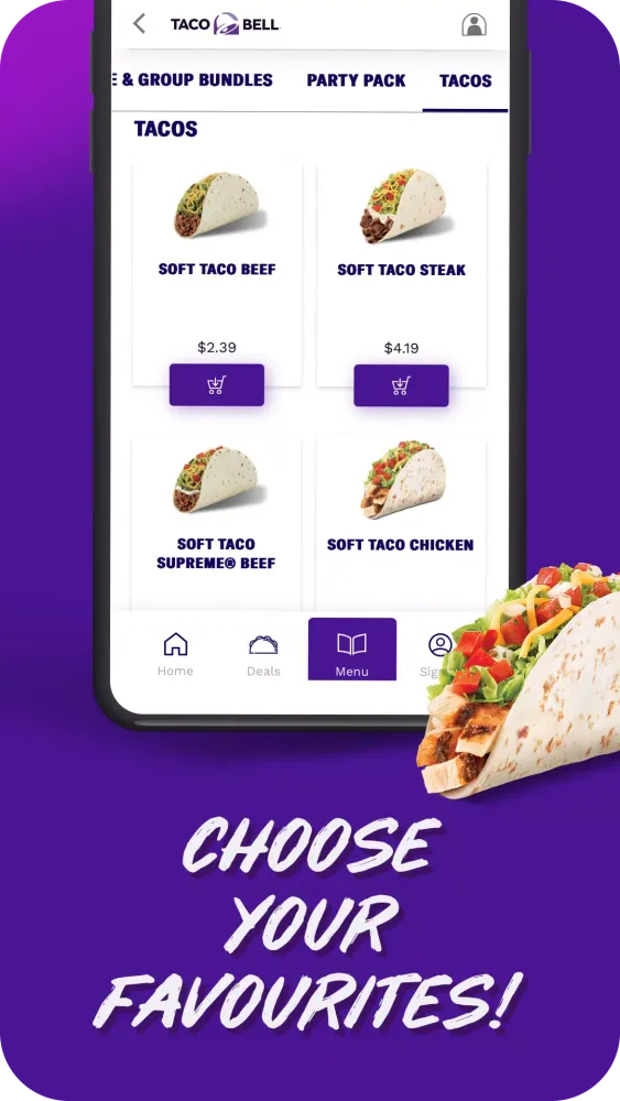 Taco Bell Canada Ekran Görüntüleri