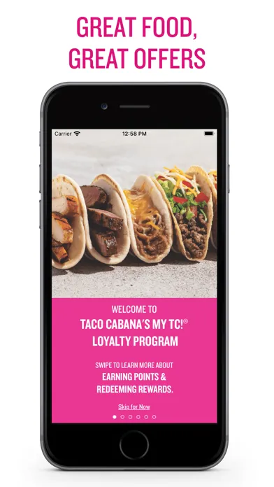 Tangkapan skrin Taco Cabana