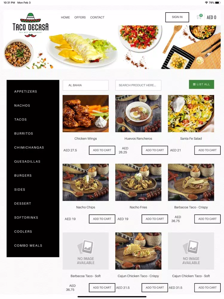 Capturas de pantalla de Taco Decasa iPad 
