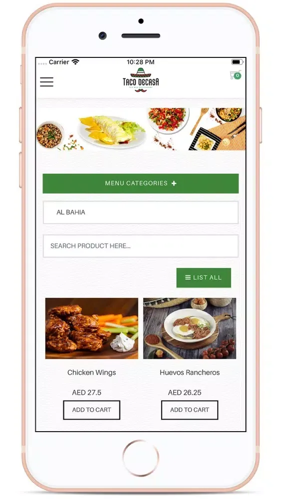 Tangkapan layar Taco Decasa