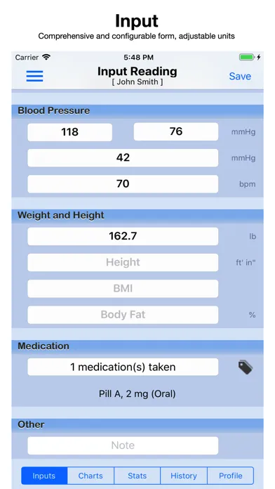 Blood Pressure Monitor سکرین شاٹس